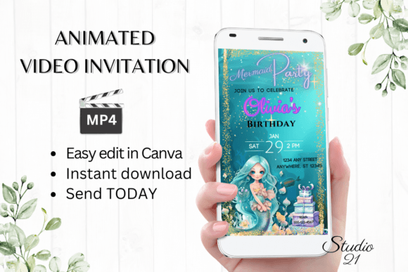 Enchant Your Guests with a Mermaid Birthday Invitation