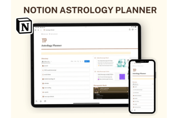 Notion Astrology Planner: Your Digital Tarot Journal